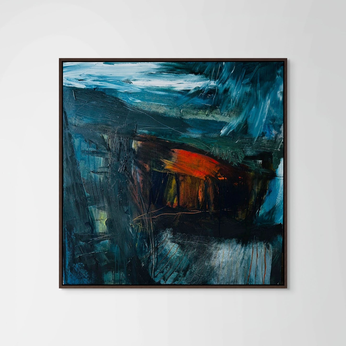 The Pause Between Thoughts - Print on Canvas