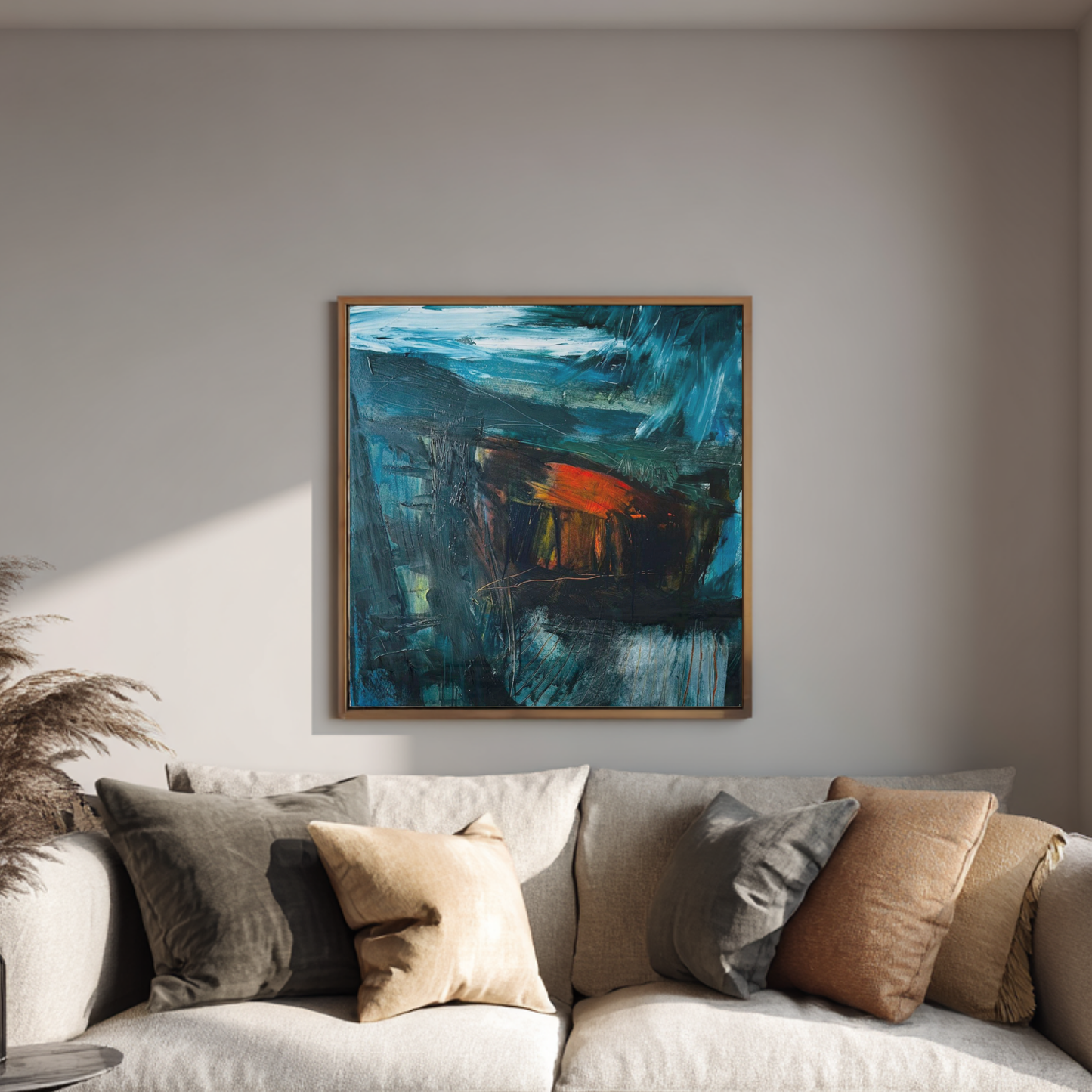 The Pause Between Thoughts - Print on Canvas