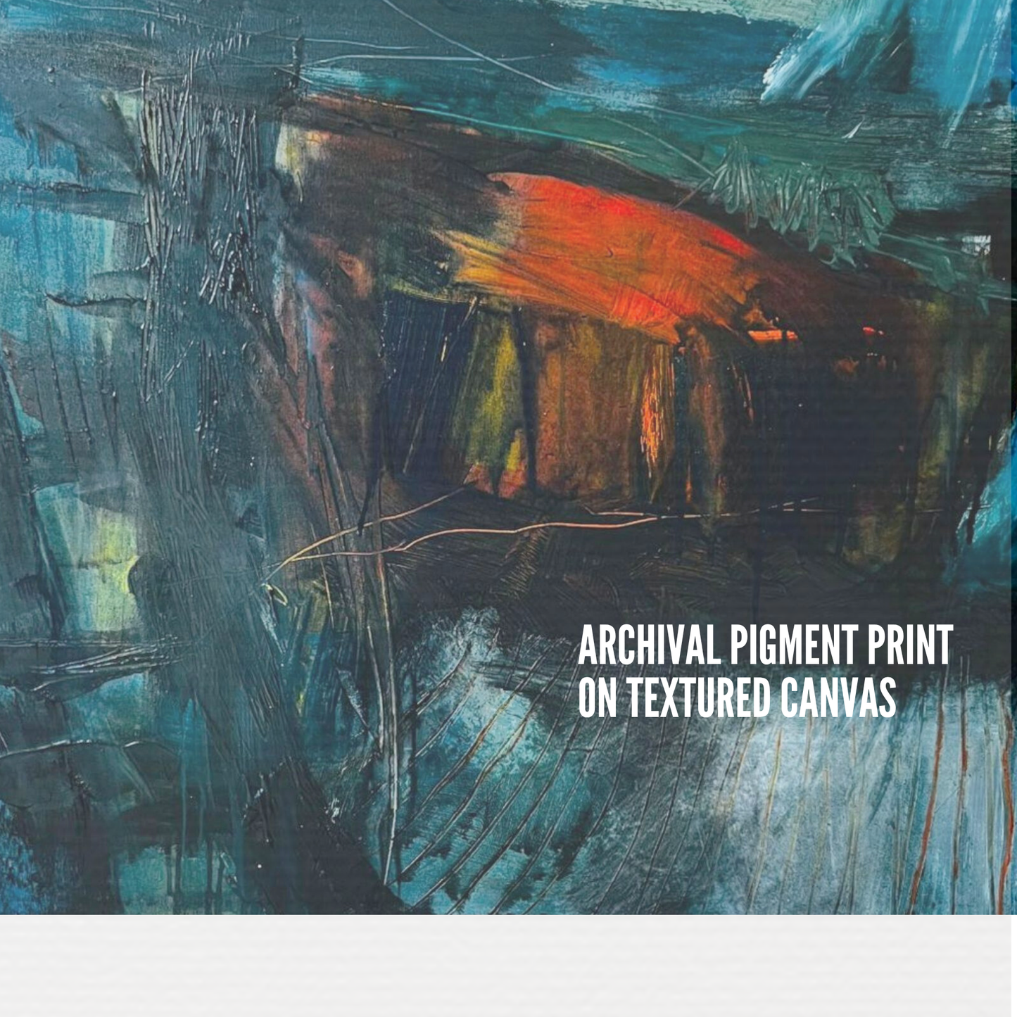 The Pause Between Thoughts - Print on Canvas