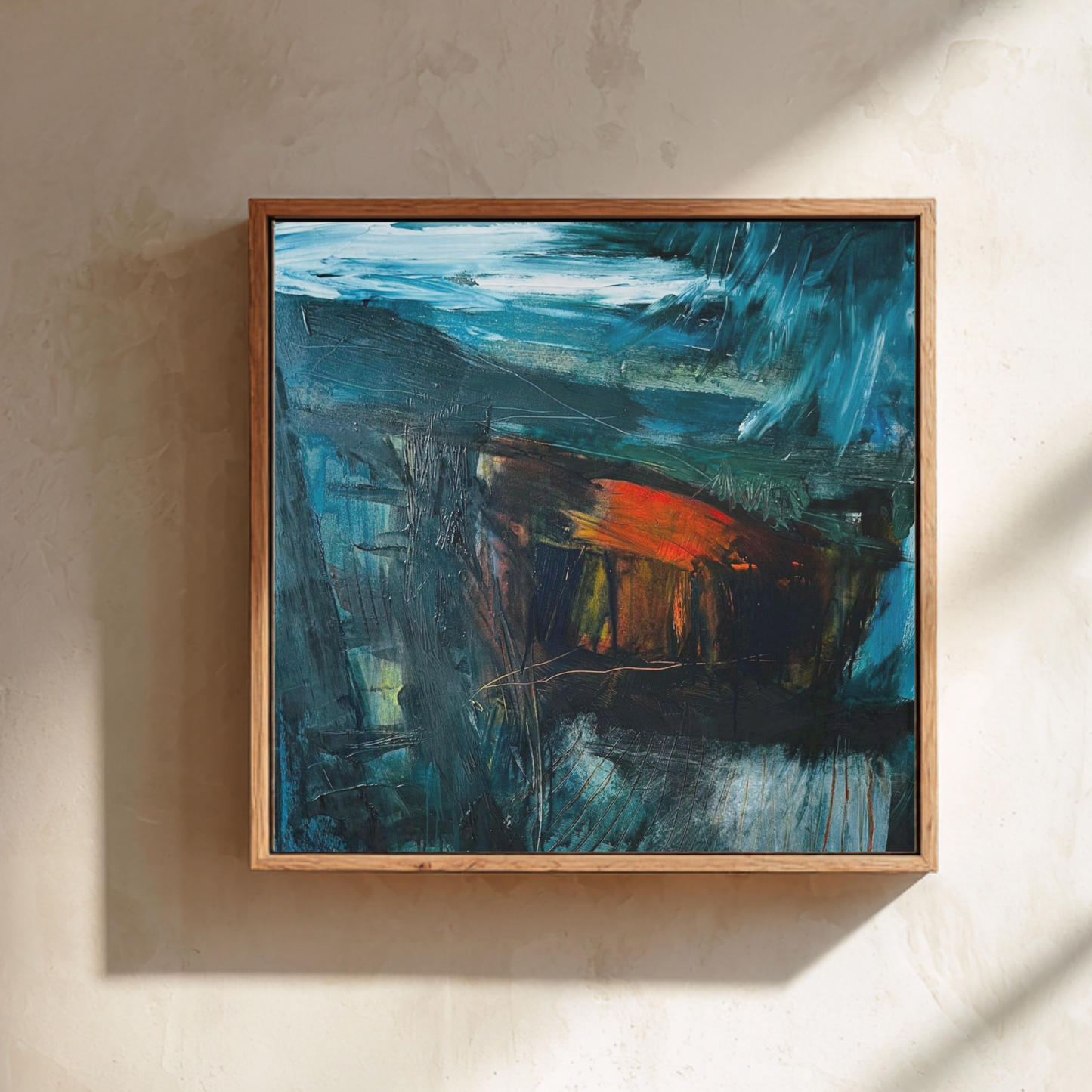 The Pause Between Thoughts - Print on Canvas