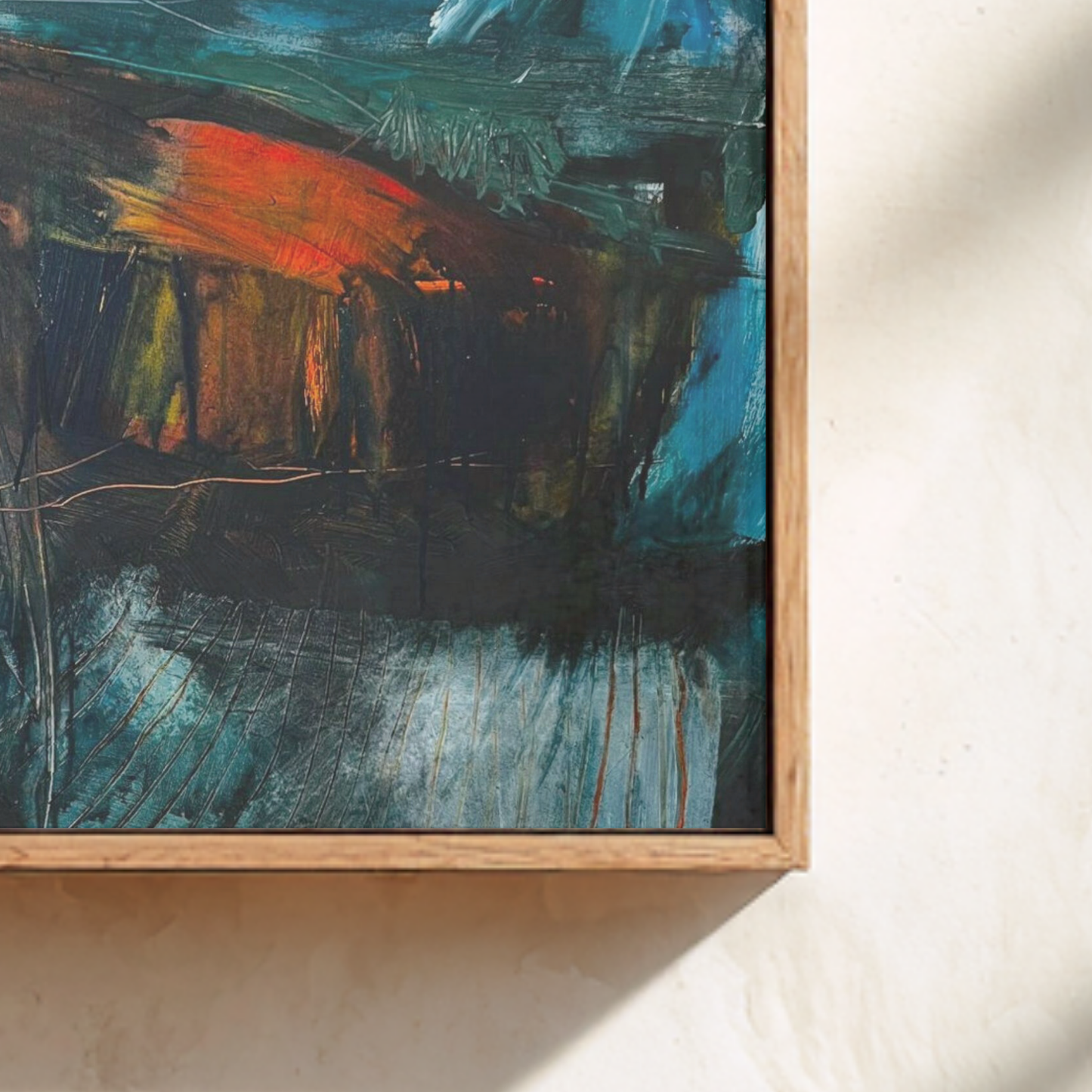 The Pause Between Thoughts - Print on Canvas